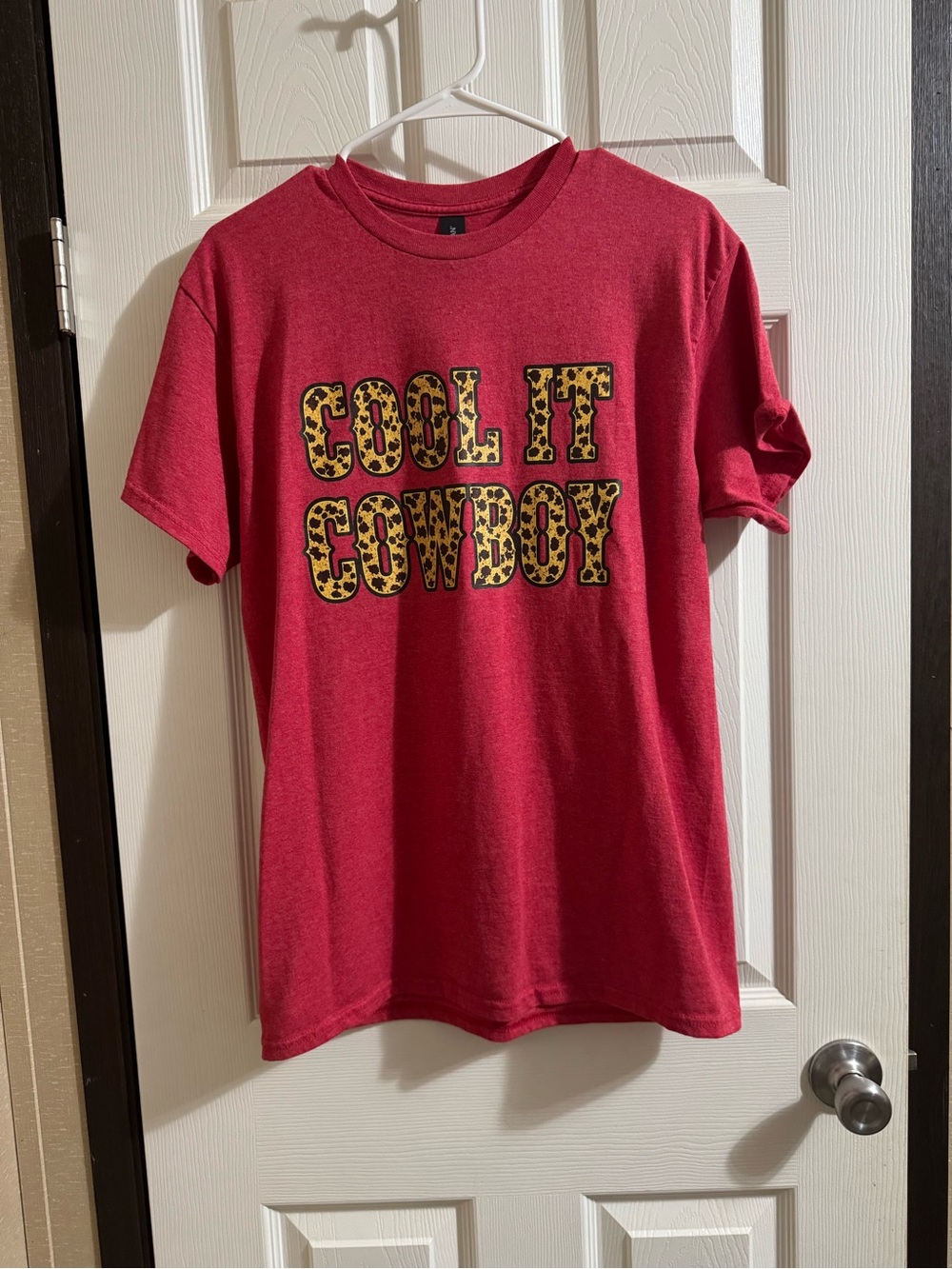 "Cool It Cowboy" Gildan Graphic Tee - Red